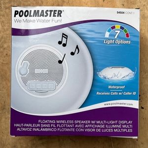 NEW IN BOX Poolmaster Wireless Floating Speaker